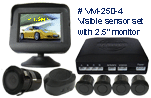 Visible Video parking sensor system