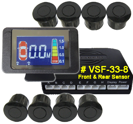 Front & Rear Sensor with LCD display